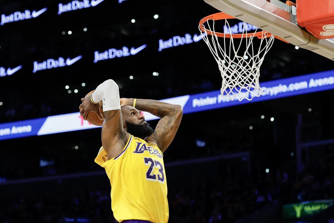 LeBron James has not shown any signs of wanting to leave the Los Angeles Lakers.