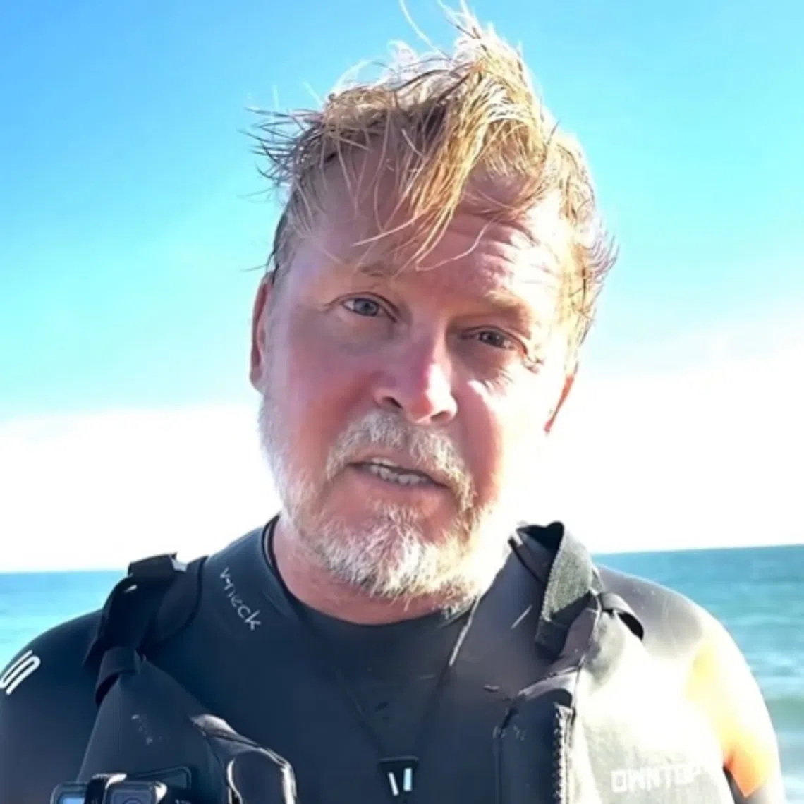 Karl Bushby, a 57-year-old former paratrooper, arrived back in the UK on Oct 5, after swimming across the English Channel. He set off for home from Chile in November 1998.