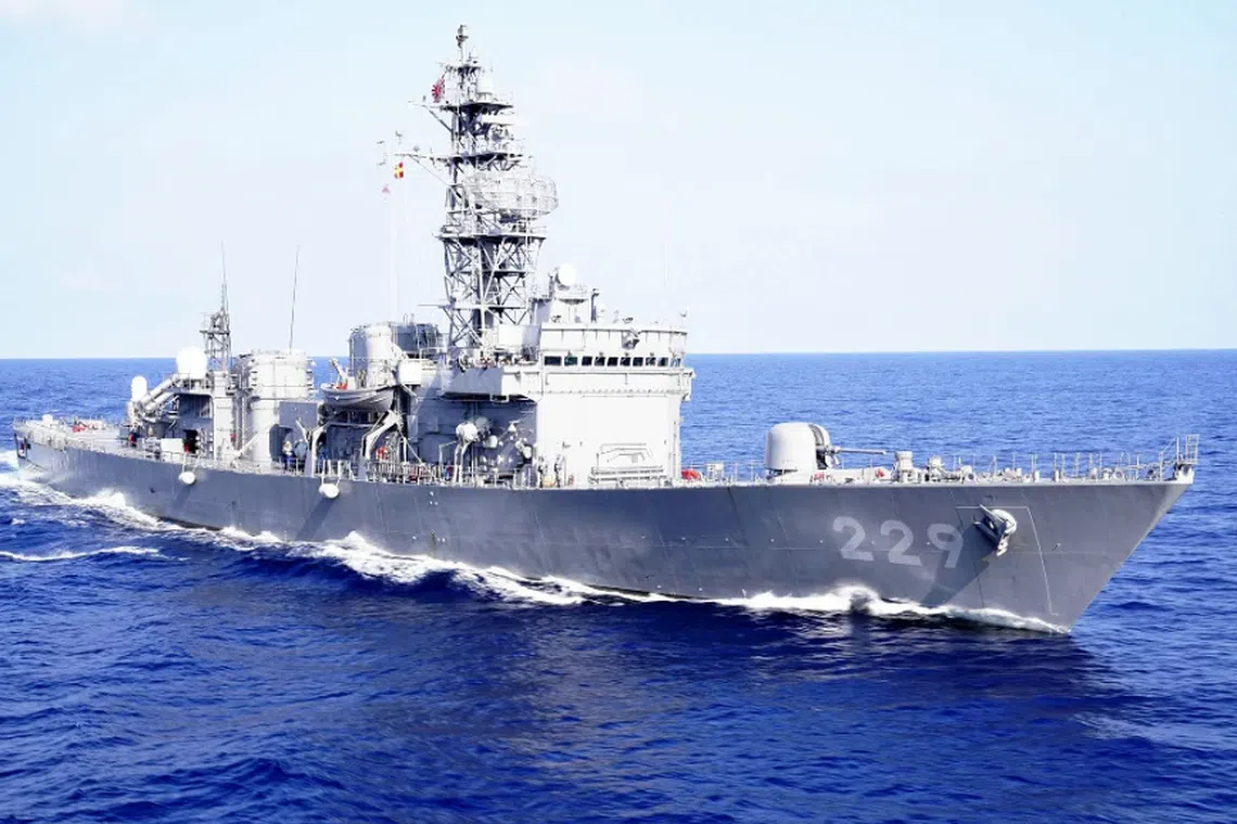 The export plan involves six Abukuma-class destroyer escorts in service by the Japan Maritime Self-Defence Force for more than three decades.