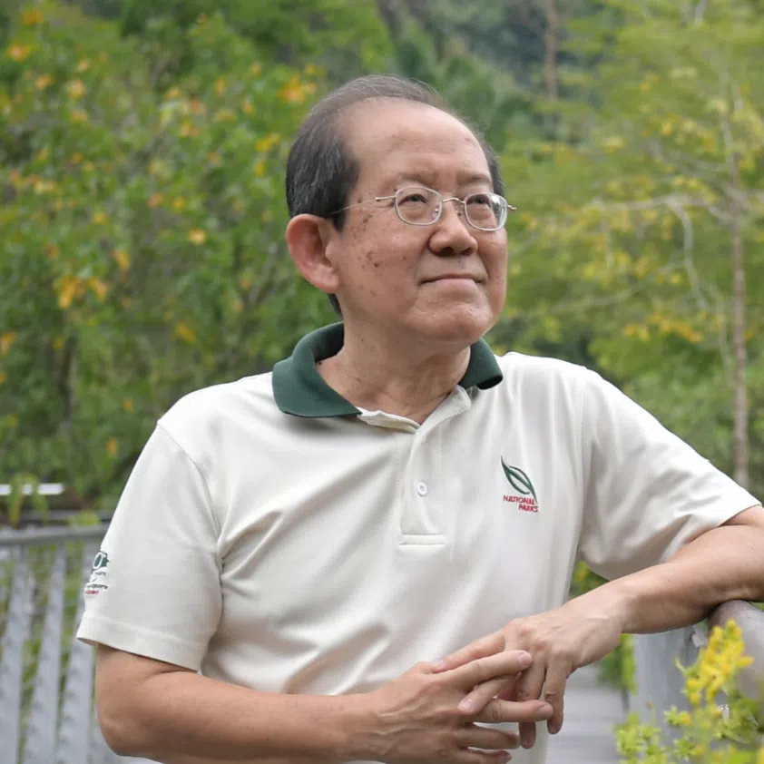 The late Dr Leong Chee Chiew (left) had led multiple efforts in turning Singapore into a city in nature, and Associate Professor Simon Tay advocated for action against transboundary haze.