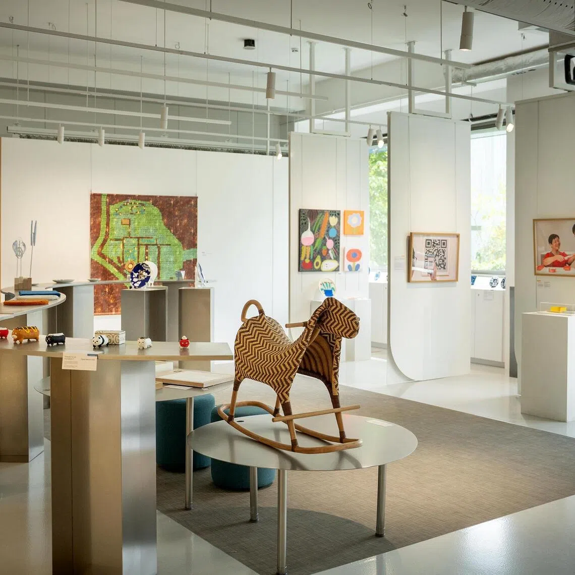 The i’mable Collective Space at Enabling Village in Bukit Merah features its debut exhibition, “Design Social,” which runs till Dec 12, 2025, showcasing works from more than 20 creative persons with disabilities. 