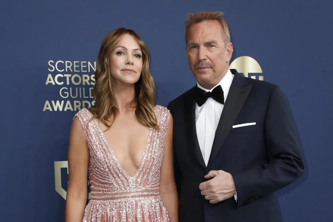 Actor Kevin Costner and former handbag designer Christine Baumgartner are in the midst of a contentious divorce.