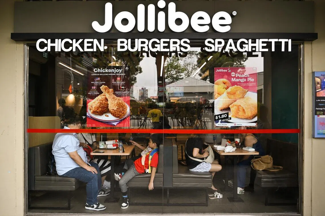Philippines-based fast-food giant Jollibee is known for its fried chicken and sweet spaghetti.