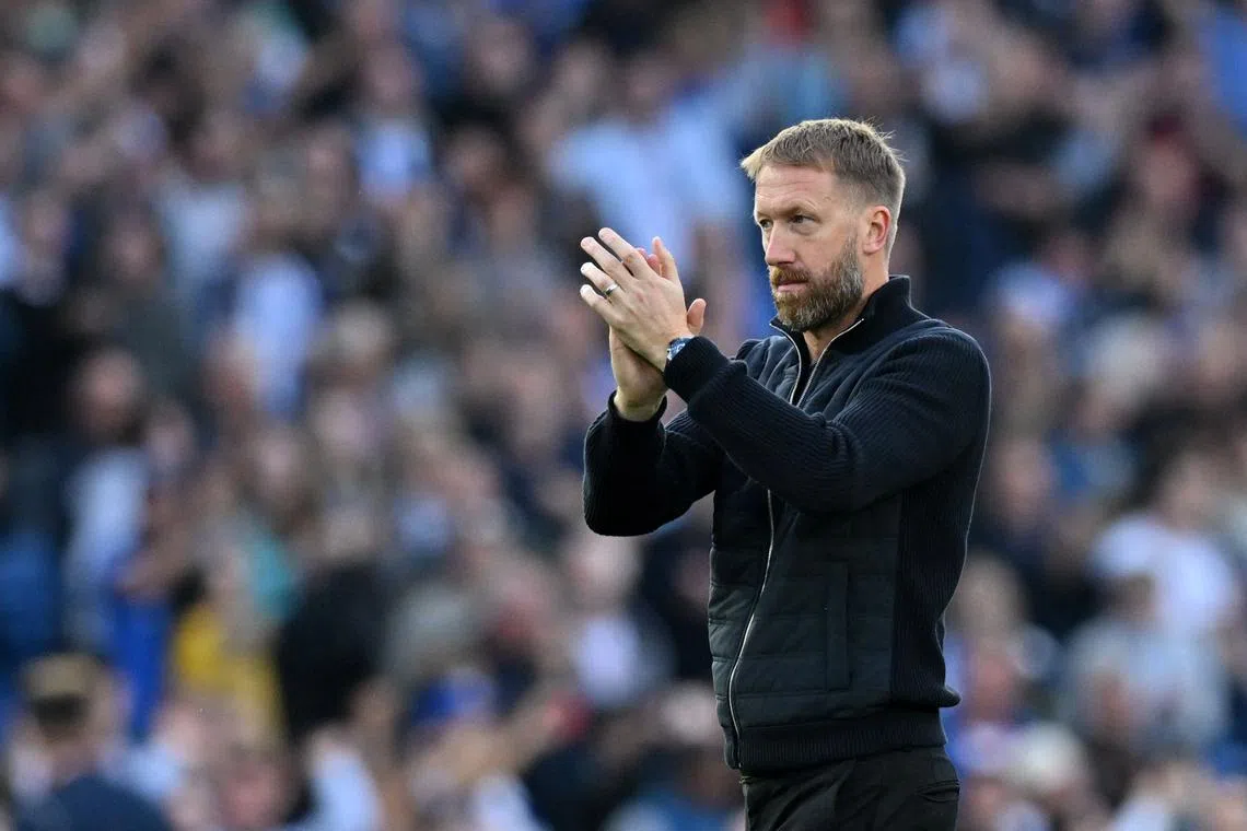 Graham Potter must look towards domestic fixtures as his men have fallen off the top four in the Premier League.