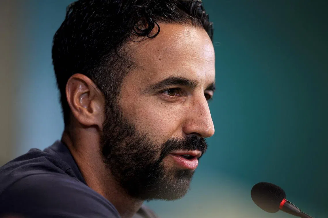 Ruben Amorim will take up the hot seat at Old Trafford on Nov 11.