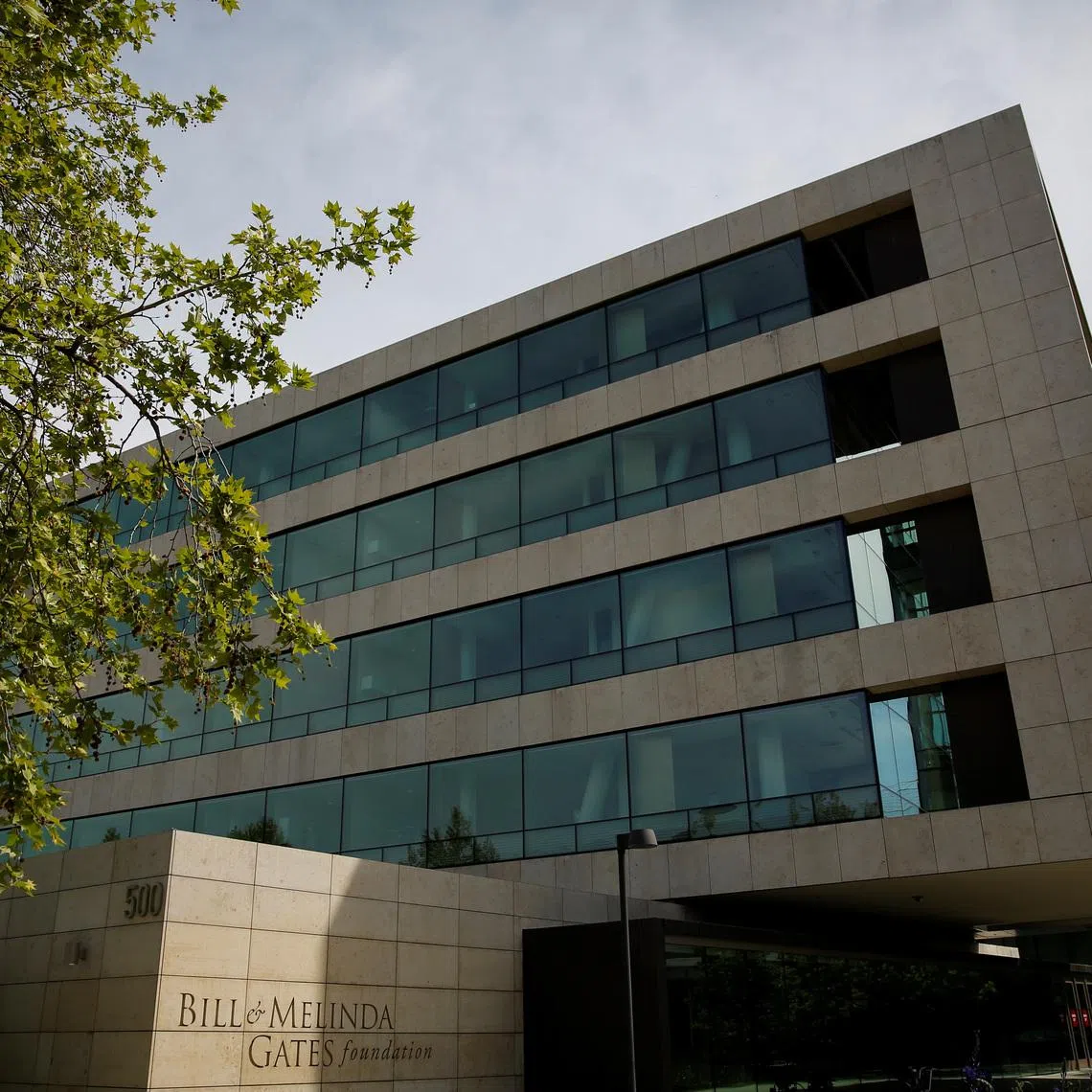 The Bill & Melinda Gates Foundation campus is pictured in Seattle, Washington, U.S. May 5, 2021.  REUTERS/Lindsey Wasson