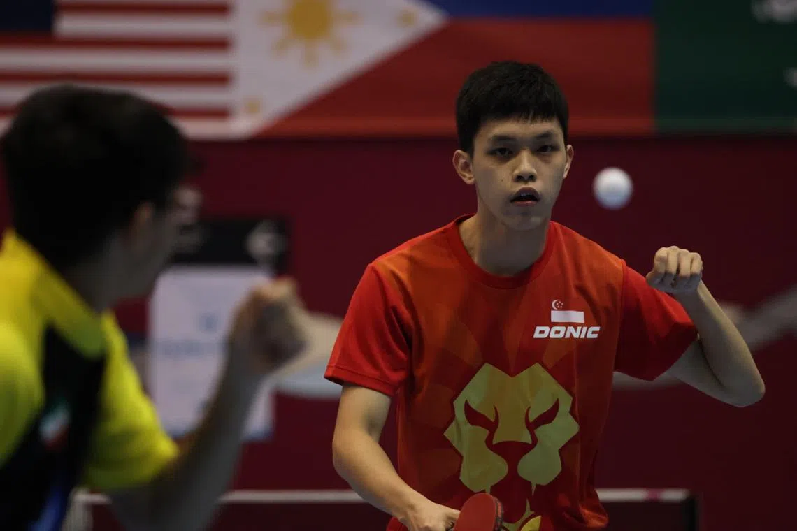 Singaporean para-table tennis player Caleb Lee will be taking part in the 2025 Singapore Smash Para Showcase.