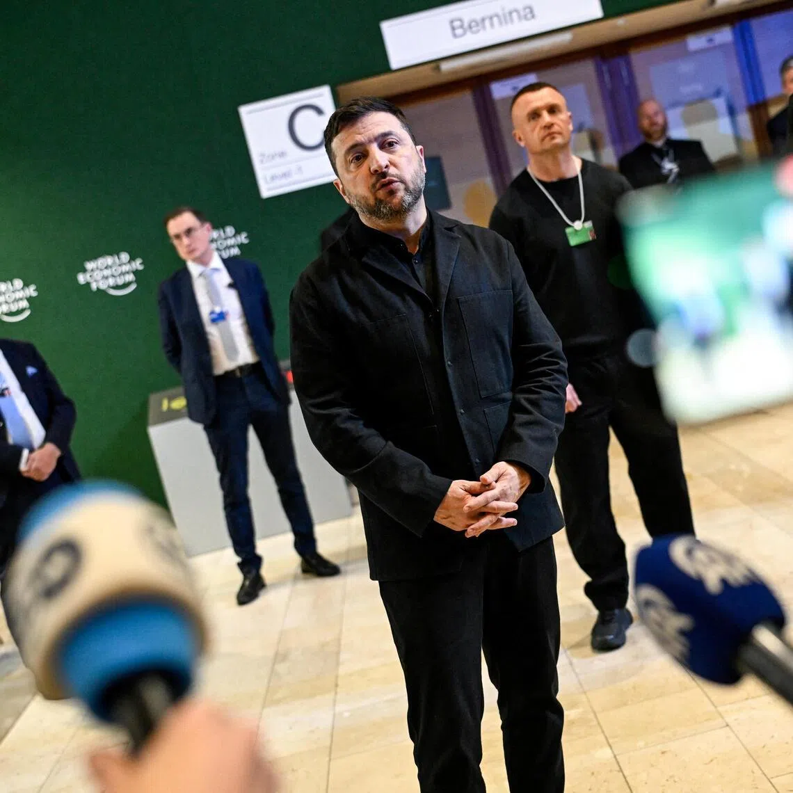 Ukrainian President Volodymyr Zelensky said the Russians "have to be ready for compromises".