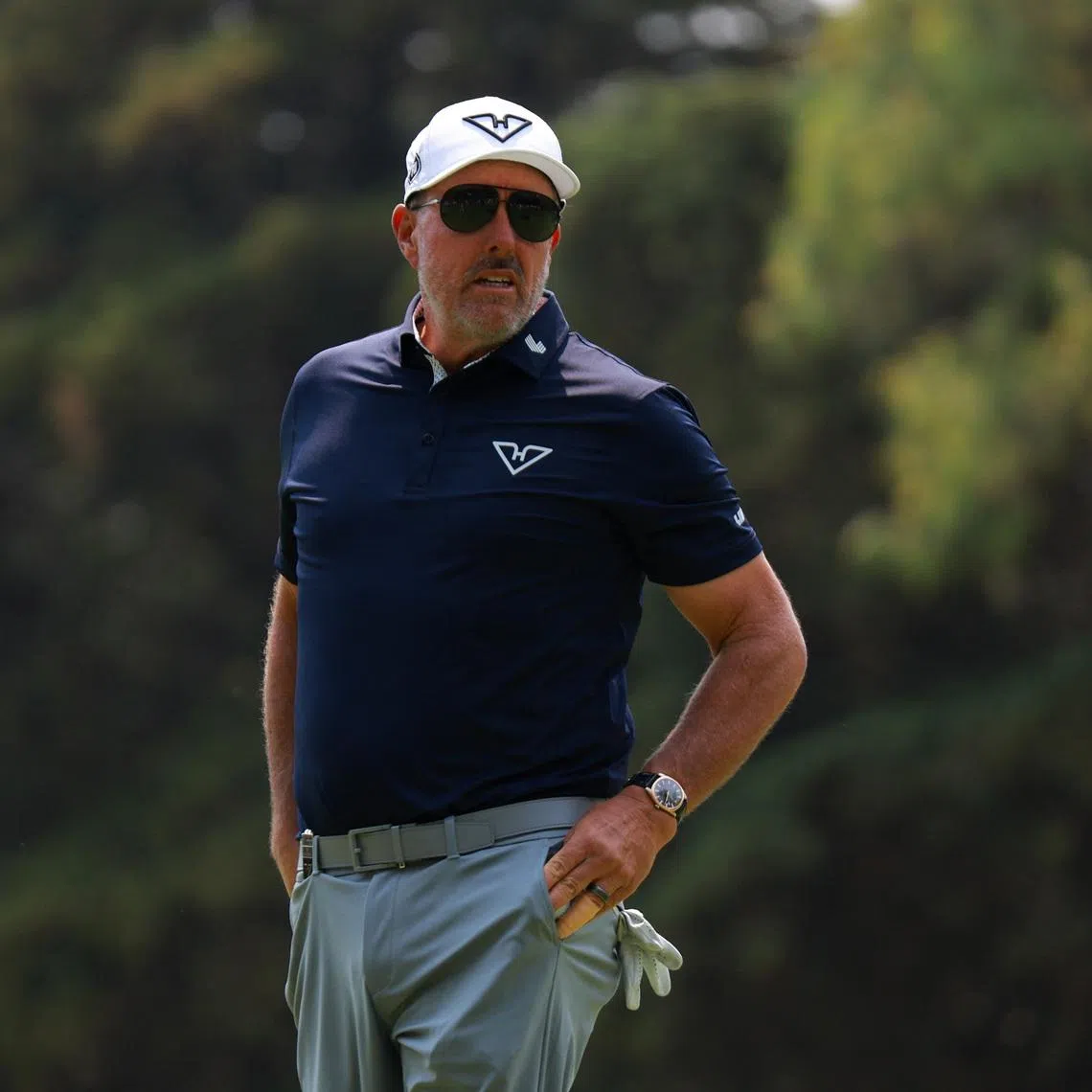 Golf - LIV Golf - Mexico City - Club de Golf Chapultepec, Naucalpan, Mexico - April 25, 2025 HyFlyers GC's Phil Mickelson in action REUTERS/Raquel Cunha