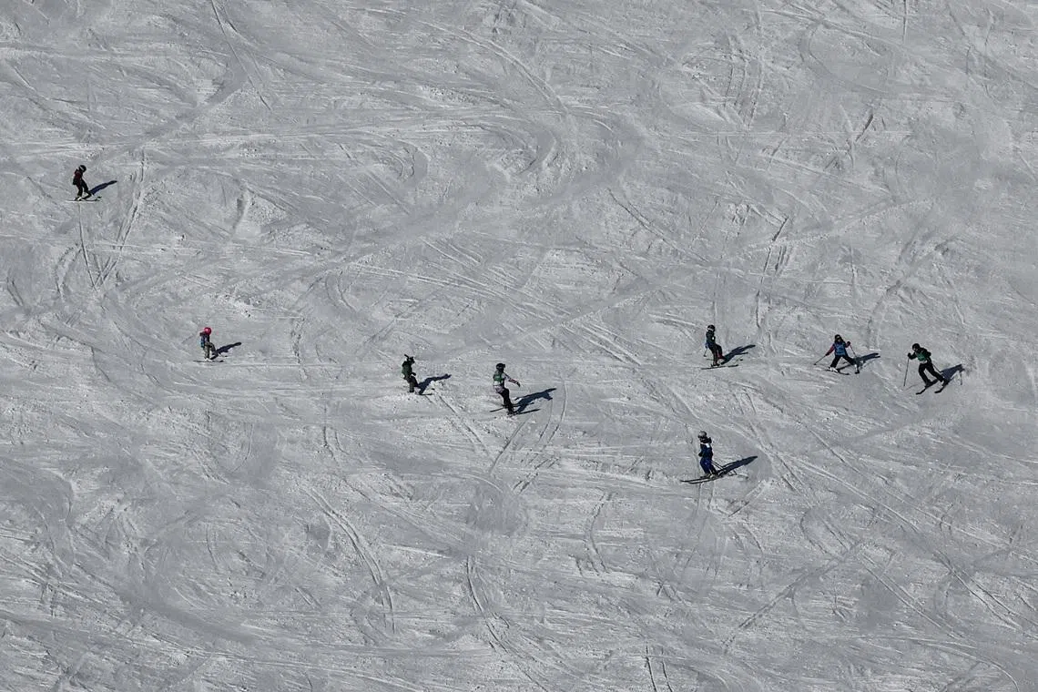 Snowmaking and stockpile help Italy's Livigno get ready for Games