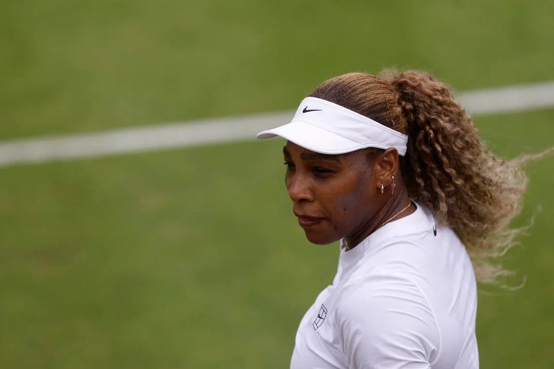 Tennis - WTA 500 - Queen's Club Championships - Queen's Club, London, Britain - June 7, 2026 Serena Williams of the U.S. during practice Action Images via Reuters/Andrew Couldridge
