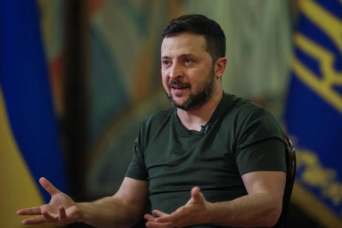 Ukrainian President Volodymyr Zelensky said he would also discuss economic and security related issues on his trip to Qatar.