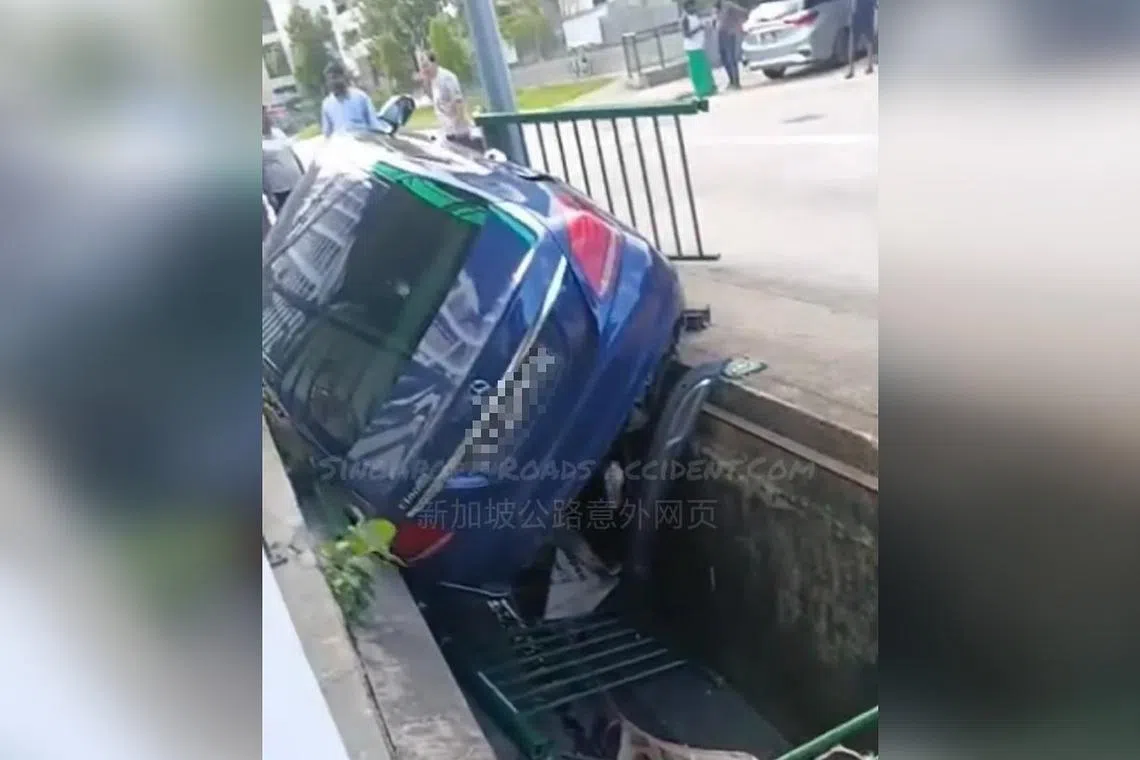 The accident occurred at about 5.05pm on Jan 30. 