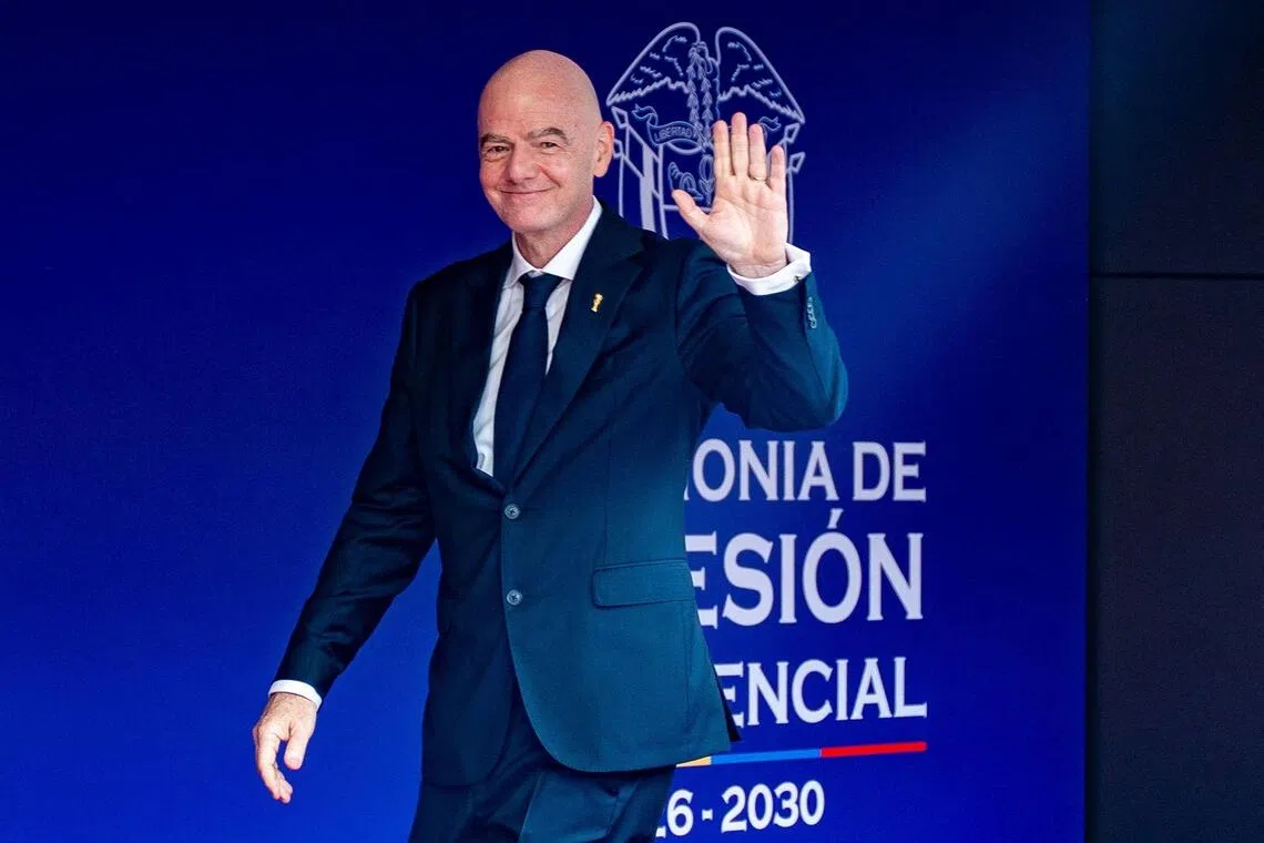 FIFA president Gianni Infantino has been accused by a British newspaper of paying off an alleged lover while at UEFA.