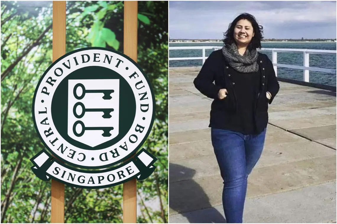 Murder suspect Mitchell Ong was found to be the sole beneficiary of Ms Audrey Fang's (right) CPF savings. She was murdered during a trip in Spain in April.