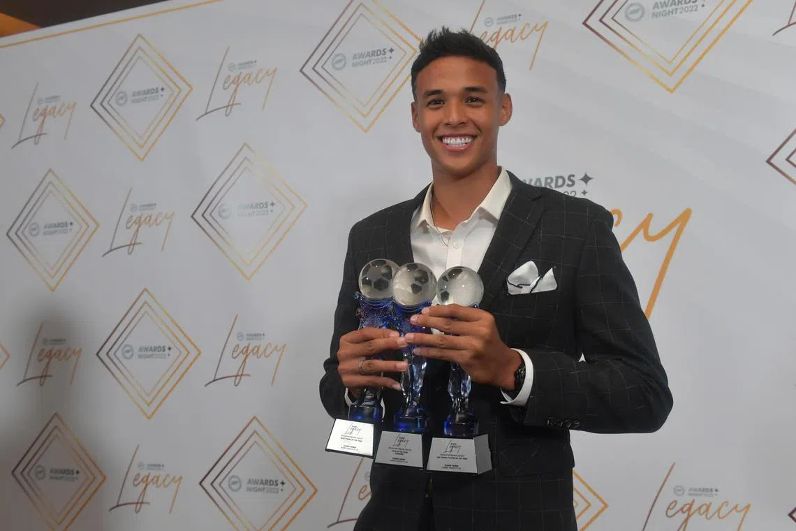Ilhan Fandi was awarded the SPL Young Player of the Year, Goal of the Year and was also named in the SPL Team of the Year.