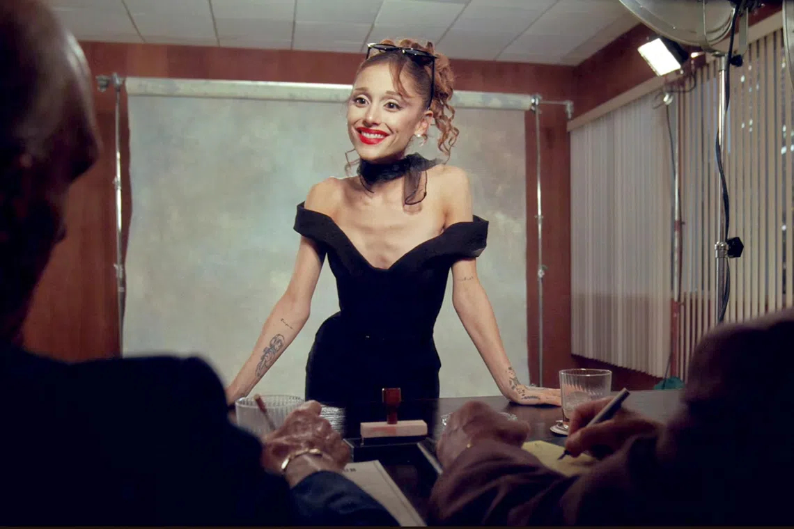 Ariana Grande in her music video for Petal.