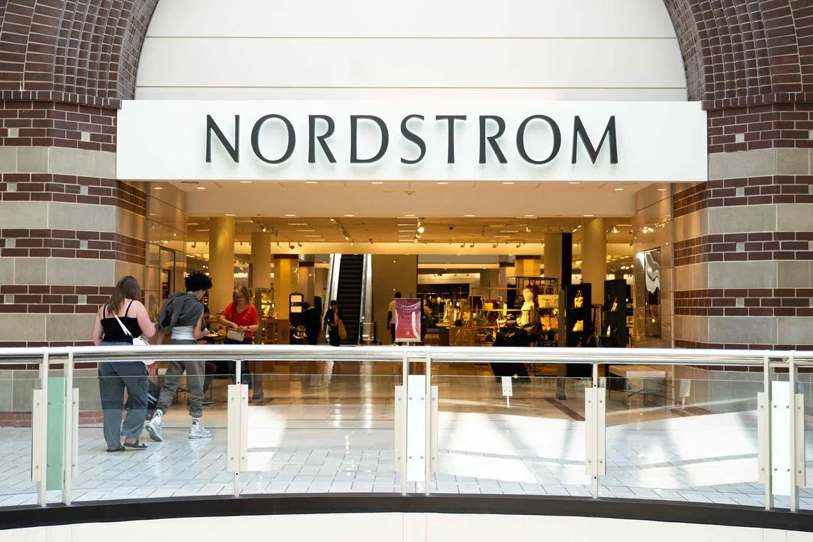 The Nordstrom department store at the Tysons Corner Center Mall in McLean, Virginia, on August 27, 2024, ahead of the company’s quarterly earnings report. (Photo by SAUL LOEB / AFP)