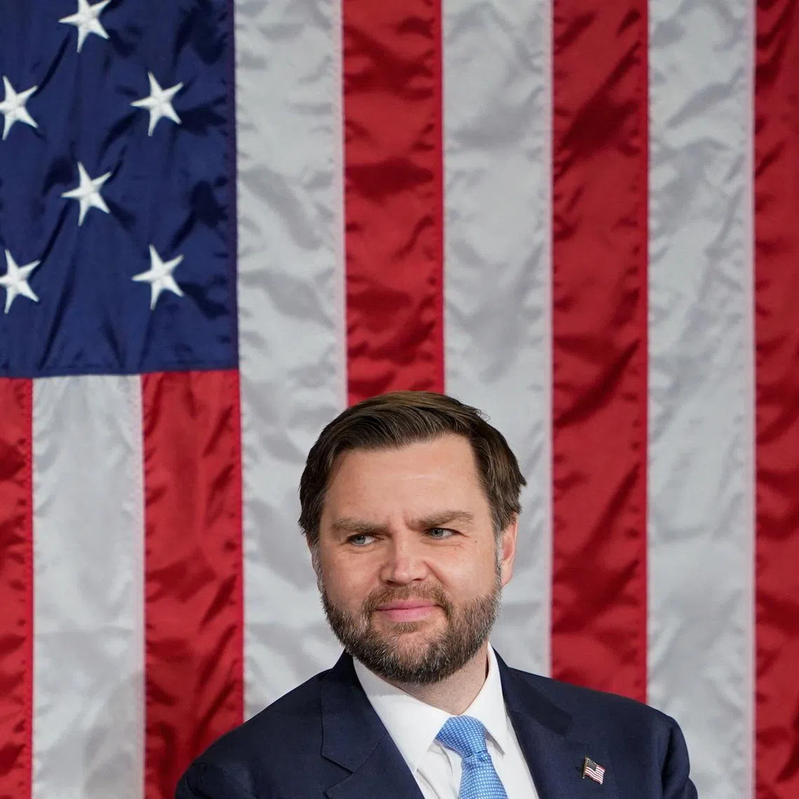 U.S. Vice President JD Vance attends U.S. President Donald Trump's State of the Union address in the House Chamber of the U.S. Capitol in Washington, D.C., U.S., February 24, 2026.  REUTERS/NATHAN HOWARD