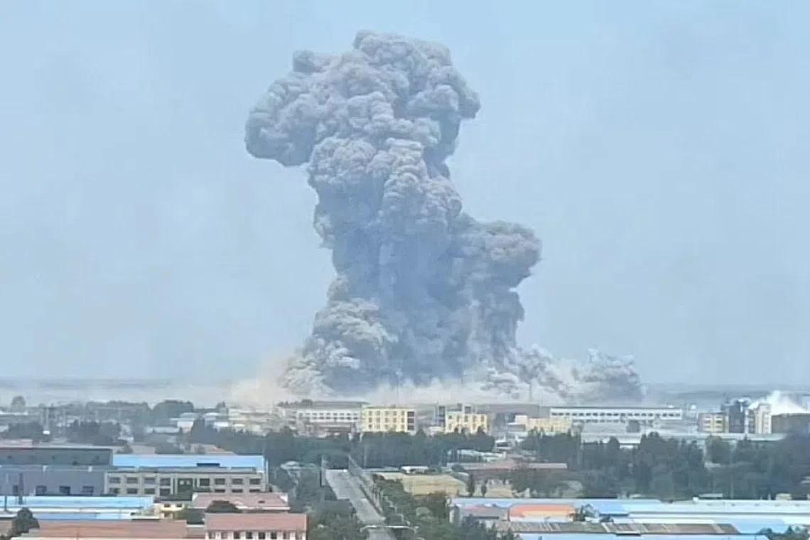 There were no immediate details of casualties.