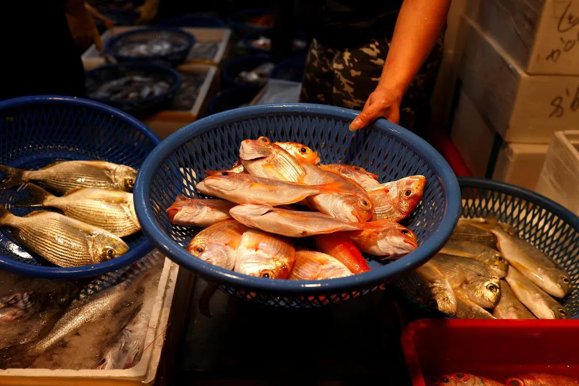 China’s Taiwan Affairs Office said that Beijing would work with the island to allow the resumption of Taiwanese agricultural and fishery imports.