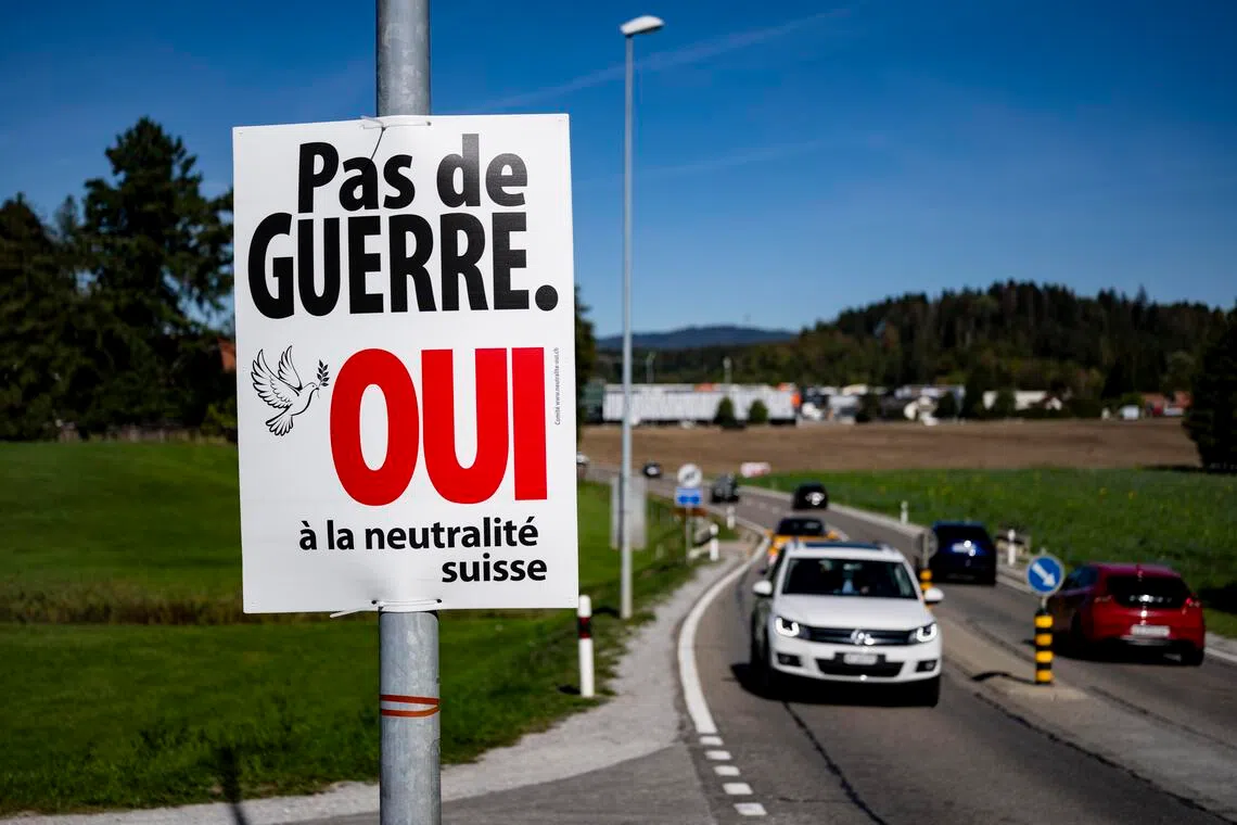 Swiss voters reject bid to enshrine stricter neutrality by big margin