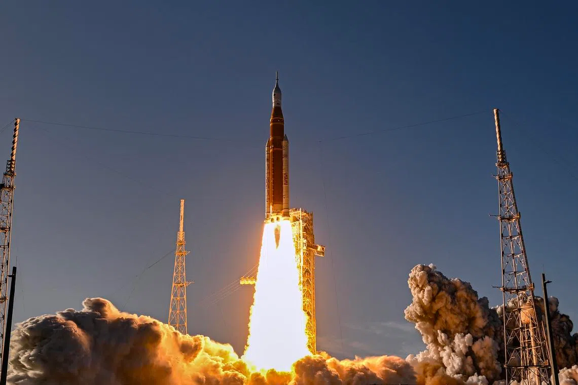 News of South Korea's new Moon lander project comes after the US Artemis II (above) took off on April 1 for a 10-day lunar flyby mission. The East Asian nation hopes to complete a civilian-led rover project by 2030.