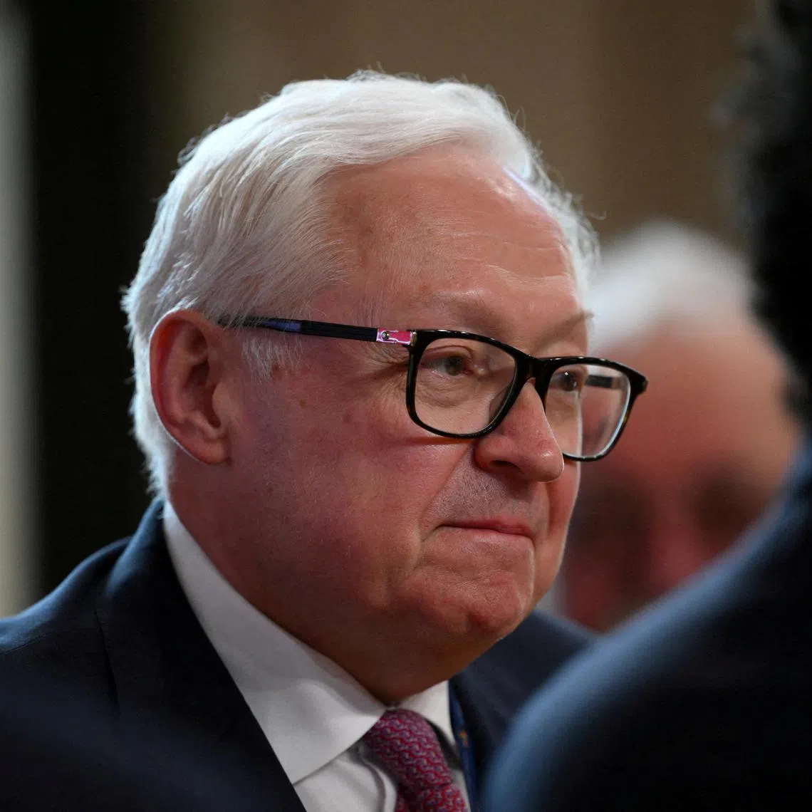 FILE PHOTO: Russian Deputy Foreign Minister Sergei Ryabkov attends the BRICS Meeting of Ministers of Foreign Affairs in Rio de Janeiro, Brazil, April 28, 2025. Mauro Pimentel/Pool via REUTERS/File Photo