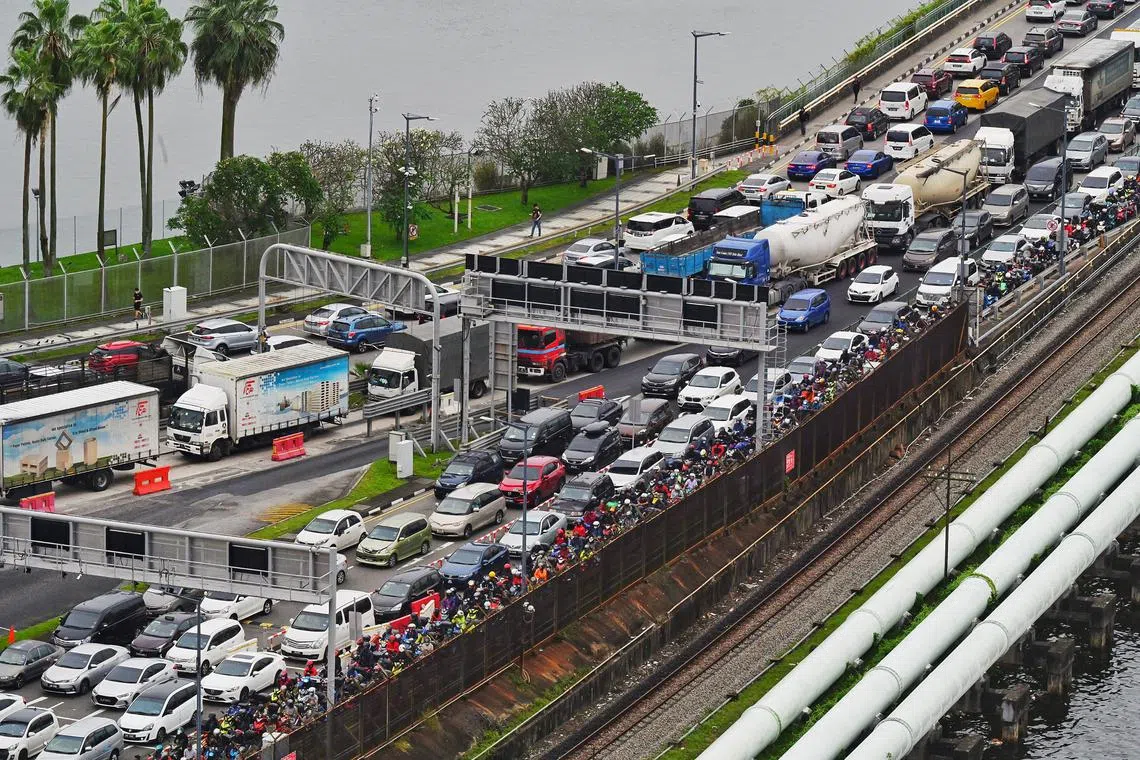 Those planning to cross the land checkpoints via car or bus are advised to factor in additional time for immigration clearance.