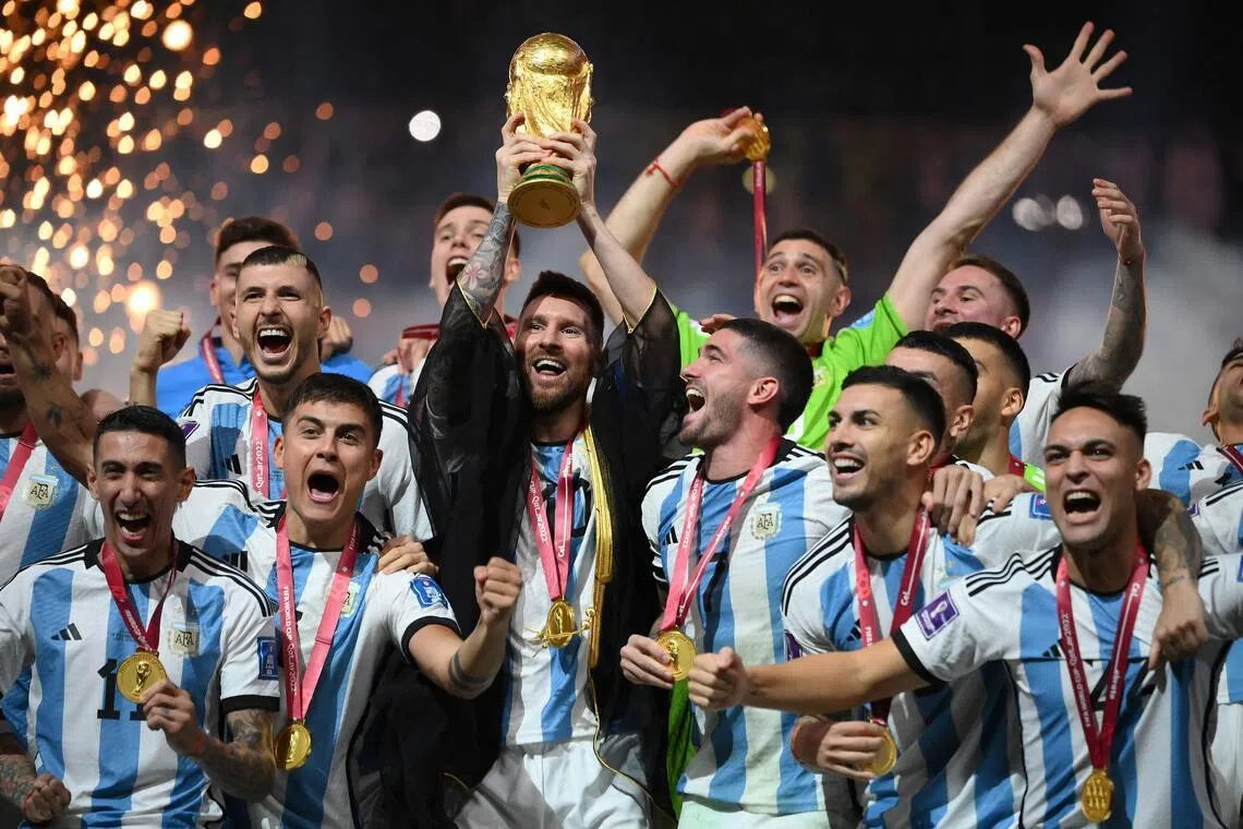 Lionel Messi and defending champions Argentina will be favourites to retain their title at the June 11-July 19 World Cup.