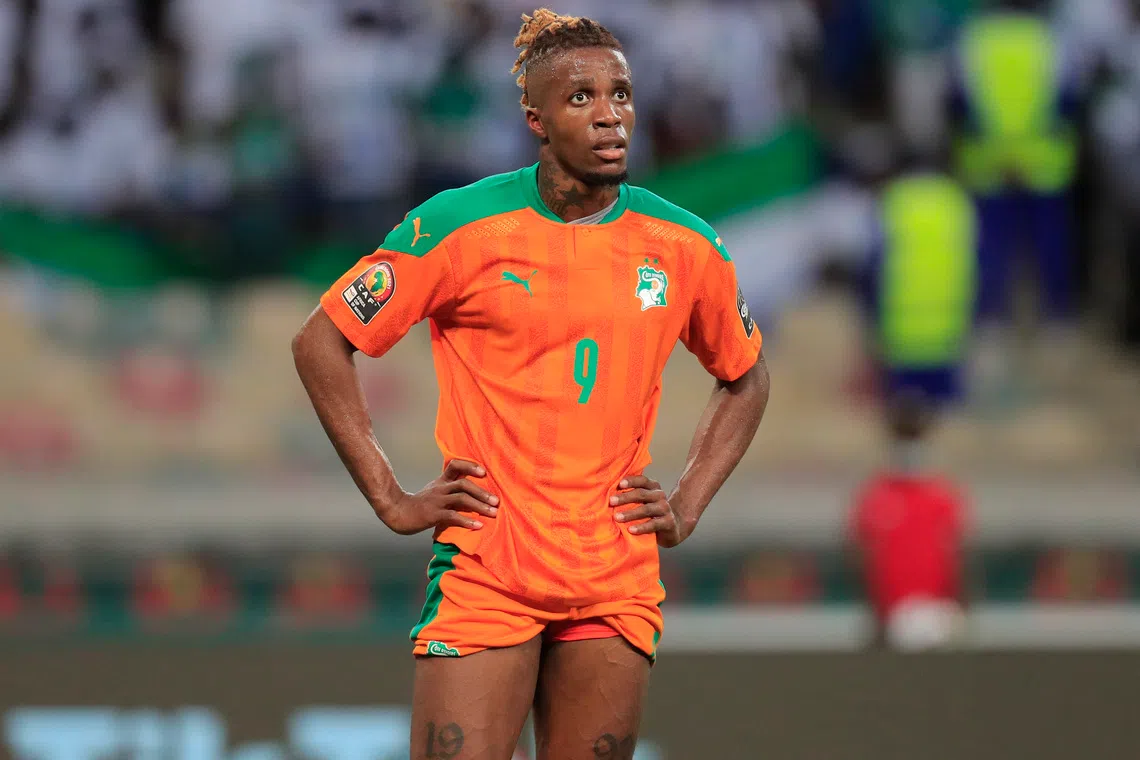 Soccer Football - Africa Cup of Nations - Group E - Ivory Coast v Sierra Leone - Stade de Japoma, Douala, Cameroon - January 16, 2022 Ivory Coast's Wilfried Zaha REUTERS/Thaier Al-Sudani