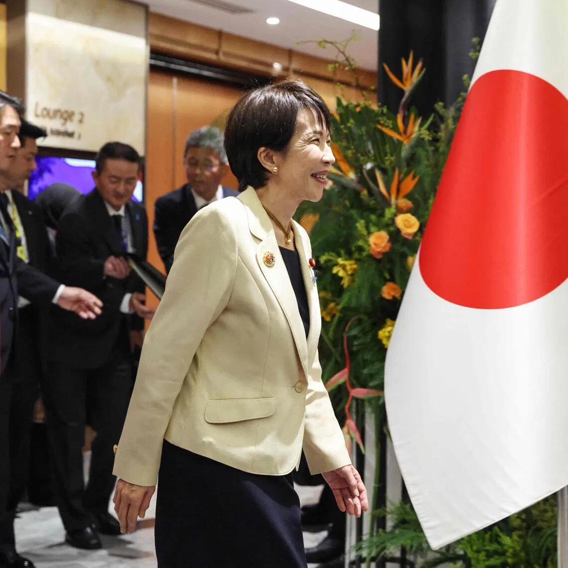 Japanese Prime Minister Sanae Takaichi vowed to build security cooperation with South-east Asia at the ASEAN Summit in Kuala Lumpur in October 2025.