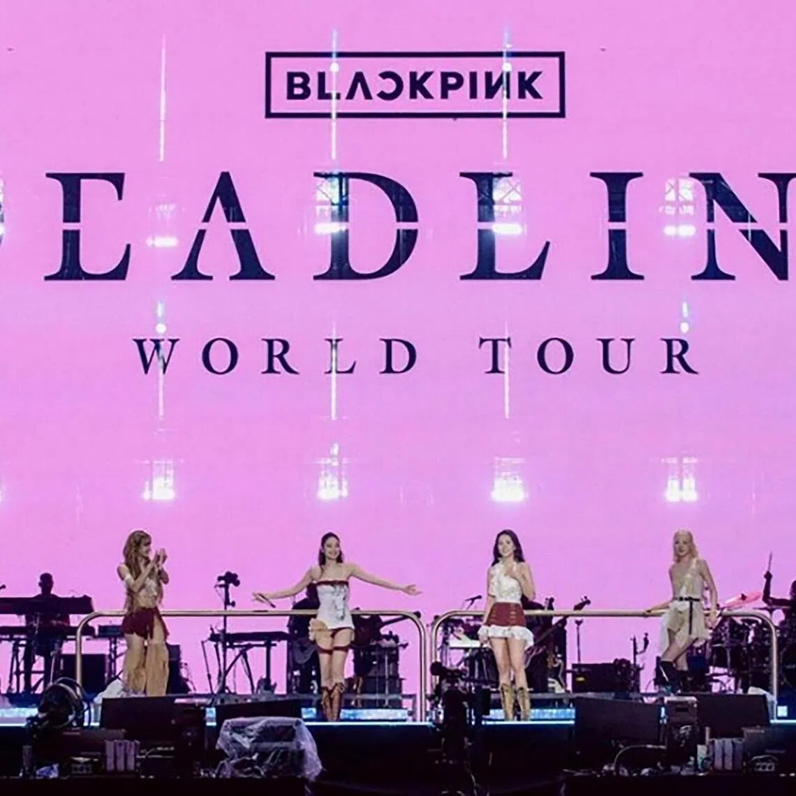 Blackpink's Deadline world tour kicked off on July 5 and 6 at Goyang Sports Complex in Gyeonggi Province.