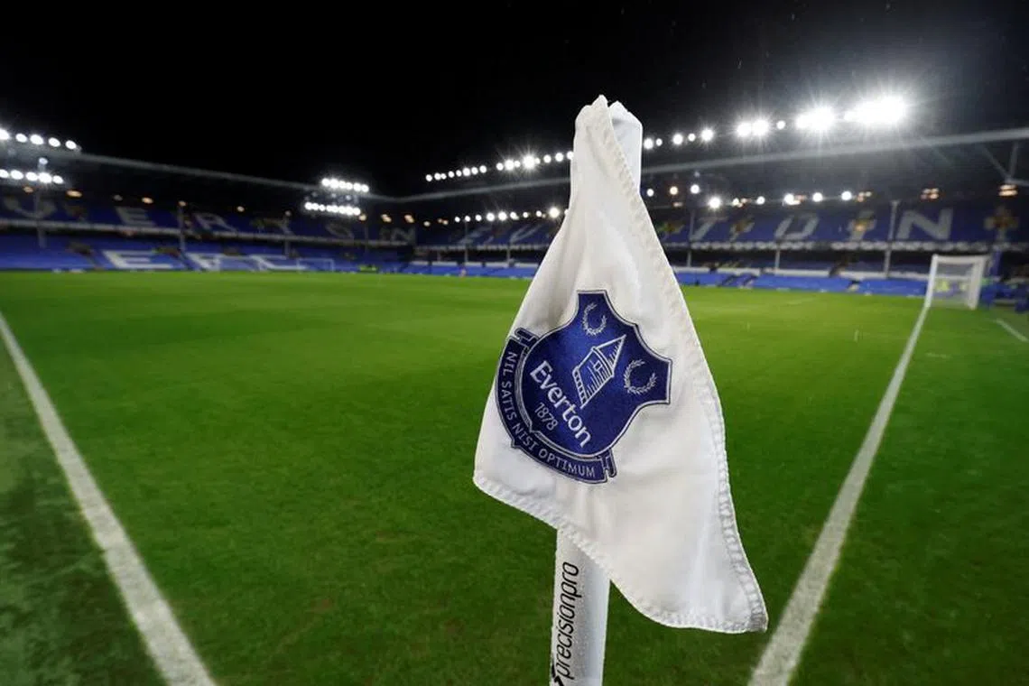FILE PHOTO: Soccer Football - Premier League - Everton v Brighton & Hove Albion - Goodison Park, Liverpool, Britain - January 3, 2023 General view of a corner flag inside the stadium before the match Action Images via Reuters/Jason Cairnduff /File Photo