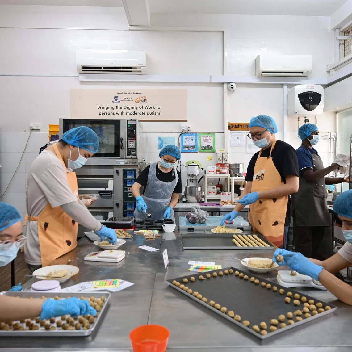 Social enterprise bakery Crunchy Teeth offers job skills training for autistic individuals who are 18 years old and older.