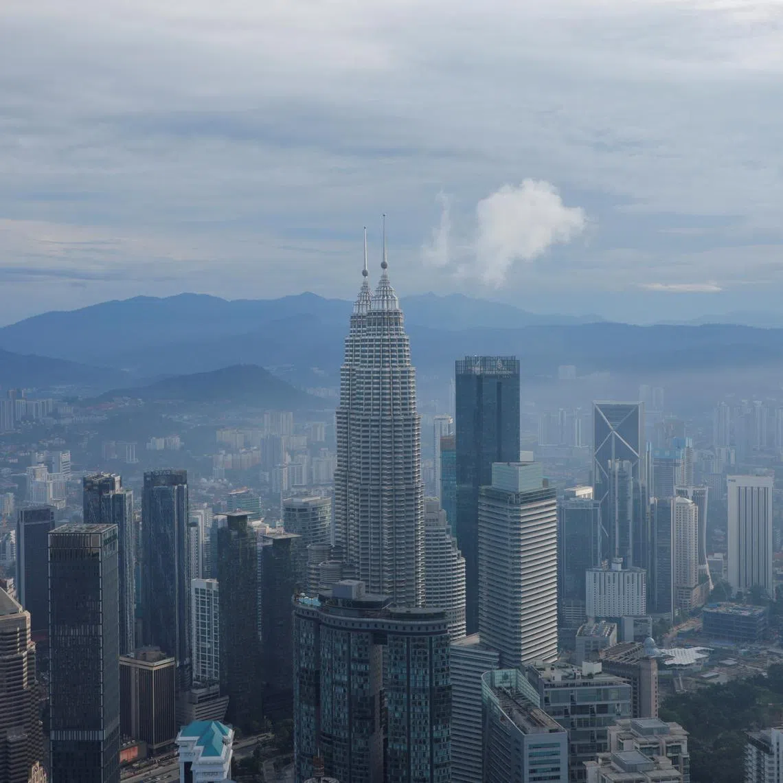 A general view of city skyline including Malaysia's landmark Petronas Twin Towers in Kuala Lumpur, Malaysia February 3, 2023. REUTERS/Hasnoor Hussain