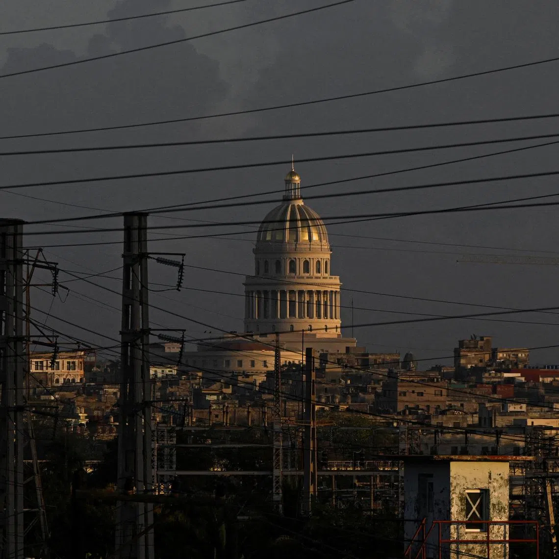 The National Capitol of Cuba rises amid the city skyline in Havana, Cuba, March 5, 2026. REUTERS/Norlys Perez