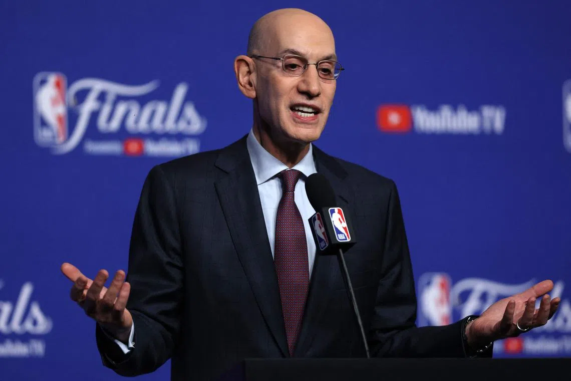 Adam Silver said the NBA advisory finance committee “would have primary jurisdiction over this issue”.