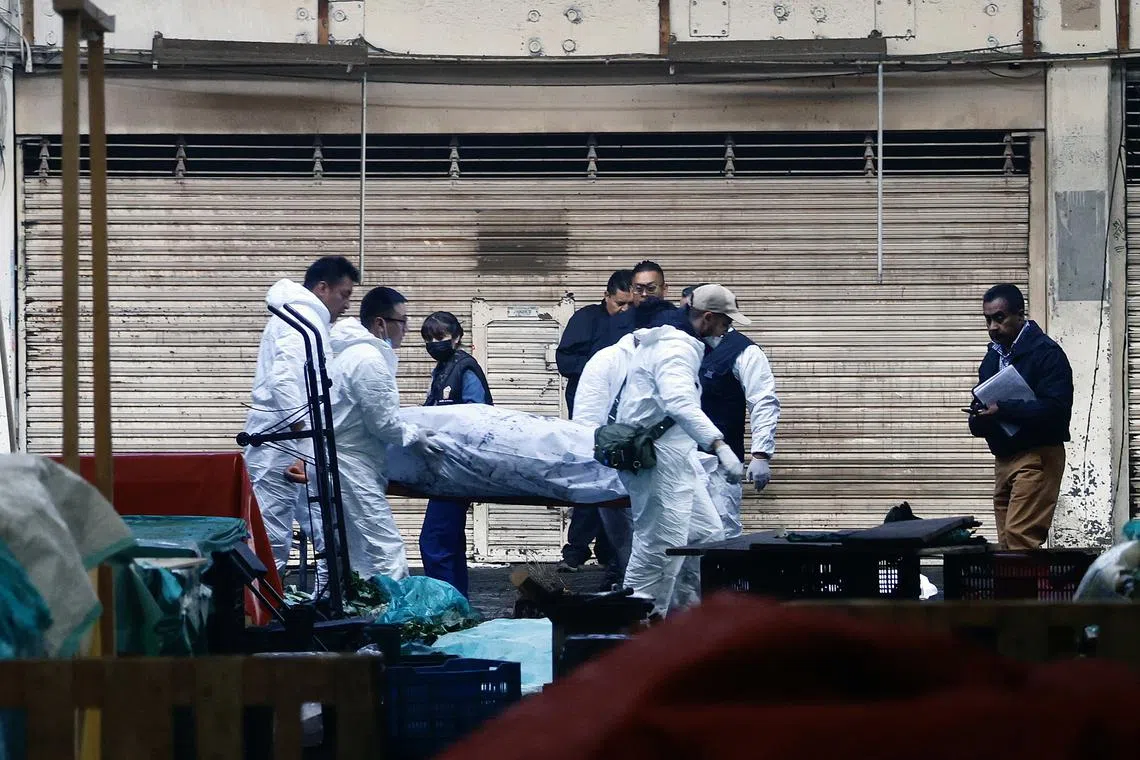 Nine people lost their lives, eight of them at the site and one more in a hospital.