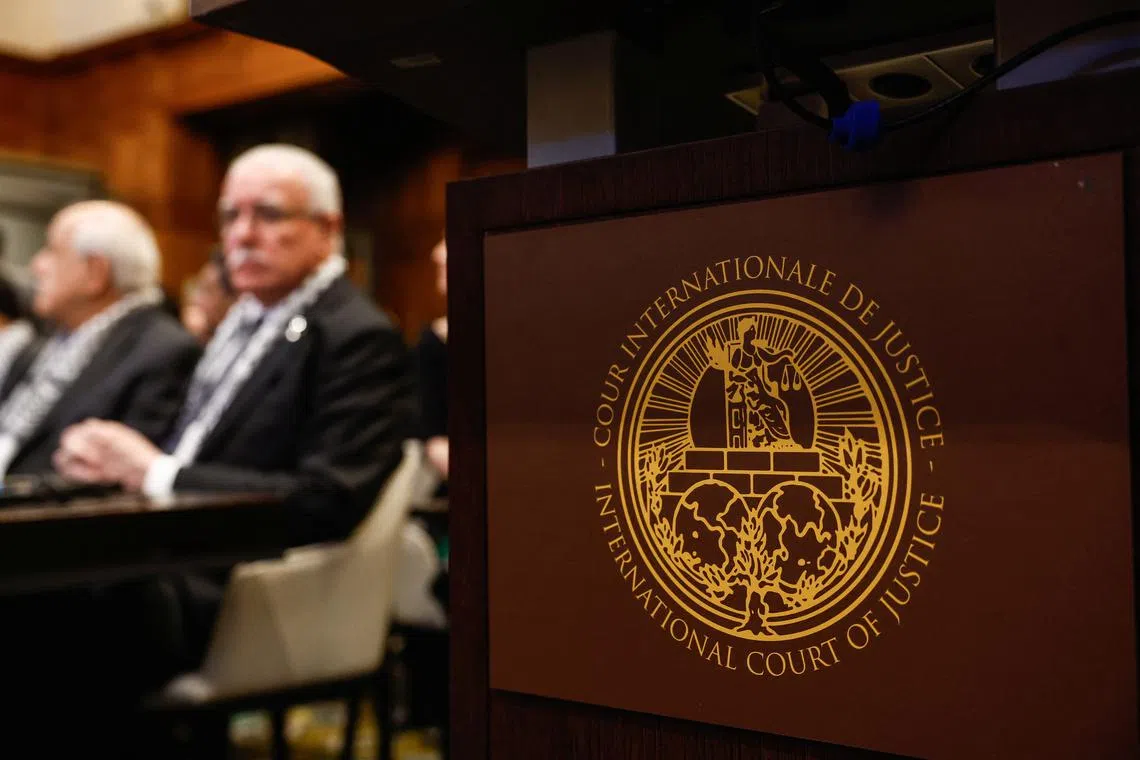 International Court of Justice (ICJ) holds a hearing to allow parties to give their views on the legal consequences of Israel's occupation of the Palestinian territories before eventually issuing a non-binding legal opinion in The Hague, Netherlands, February 19, 2024. REUTERS/Piroschka van de Wouw/File Photo