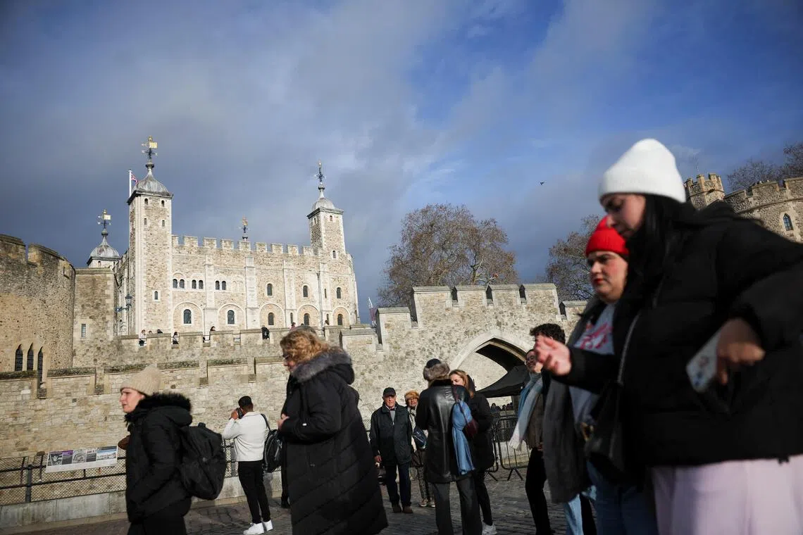 Four arrested after food thrown at Britain's Crown Jewels