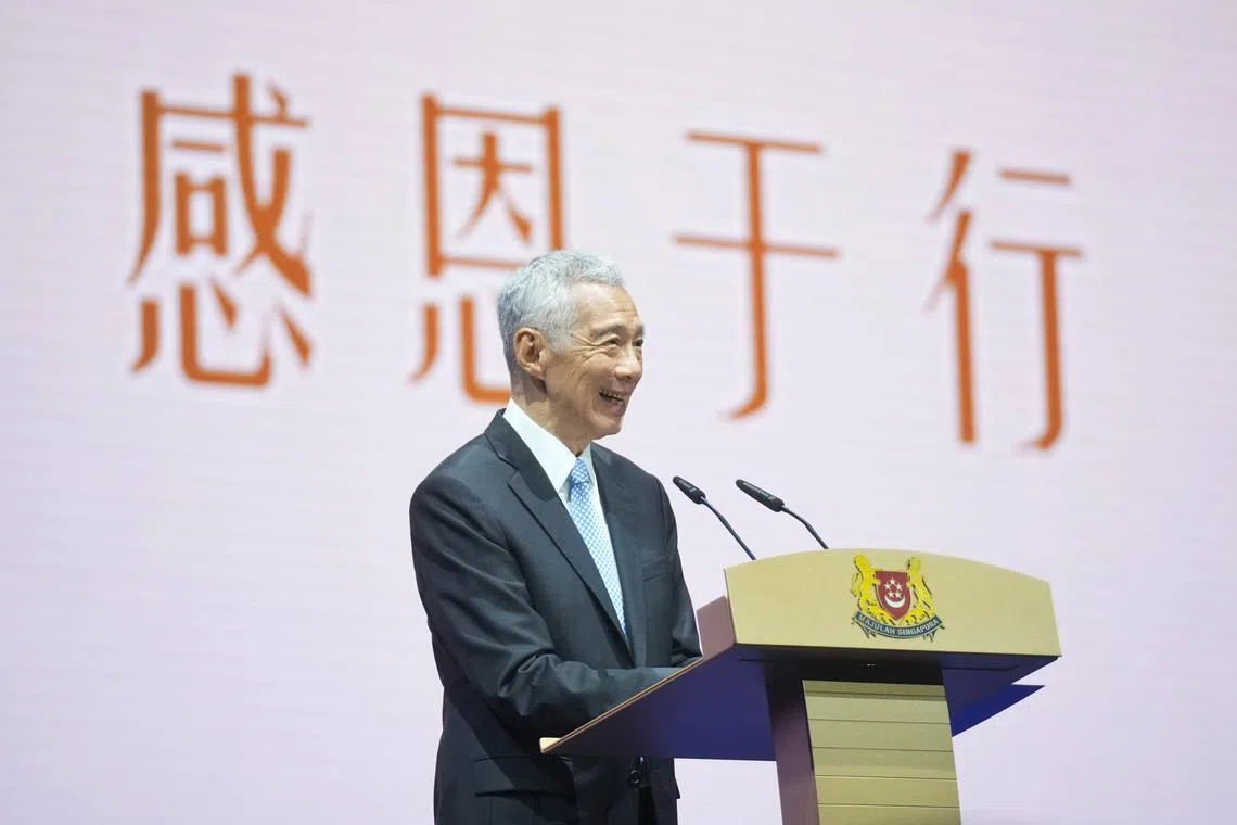Senior Minister Lee Hsien Loong stressed that in Singapore, all citizens should put Singapore and its interests first.