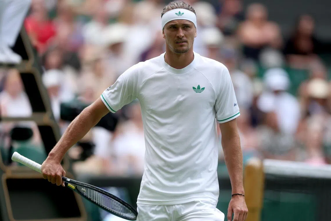 Germany's Alexander Zverev told reporters he felt alone and empty, following his disappointing first-round exit from Wimbledon.