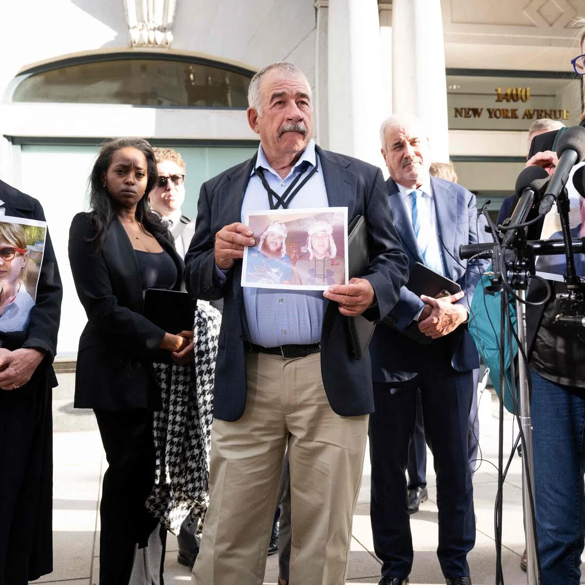Naoise Connolly Ryan (right), whose husband Mick Ryan was killed in the Ethiopian Airlines Flight 302 crash, brought the civil suit against Boeing.