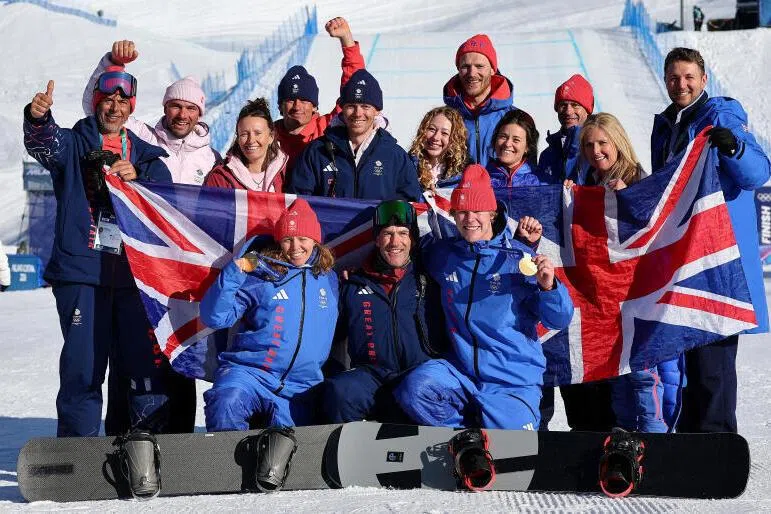 Britain celebrate best-ever Winter Olympics after winning two gold medals in one day