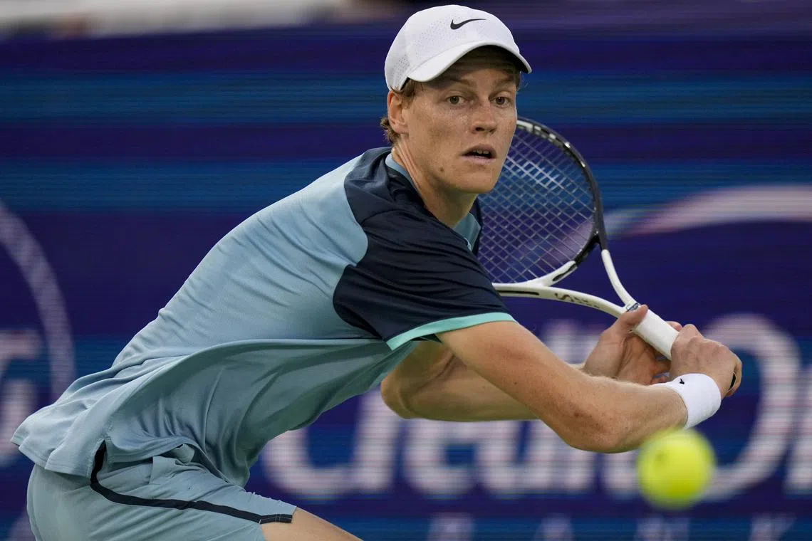 Italian Jannik Sinner tested positive twice for an anabolic agent in March.