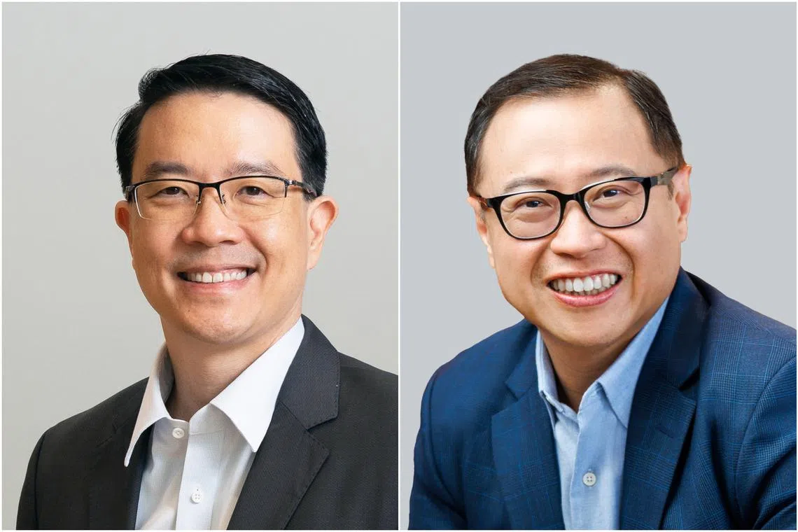 Mr Ang Hao Yao (left) will take over from Mr Arthur Lang, who has served nearly five years in the role.