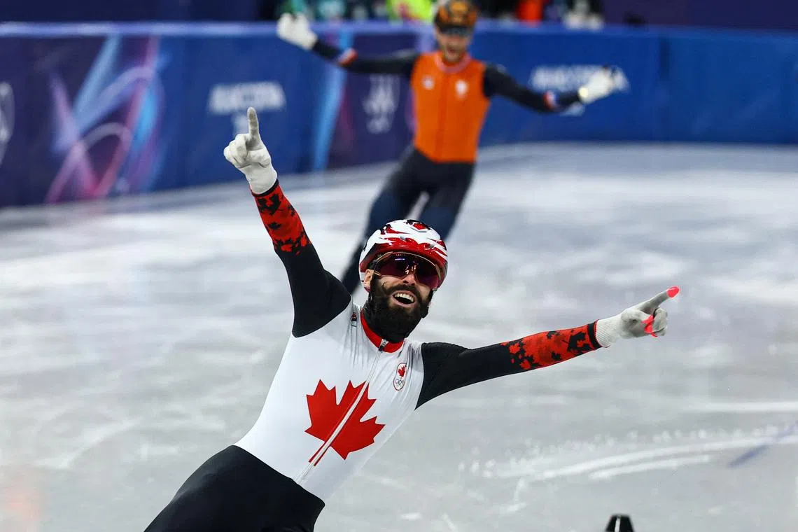 Usfijitimes | Short track-Canada's Dubois holds off Dutch brothers to ...