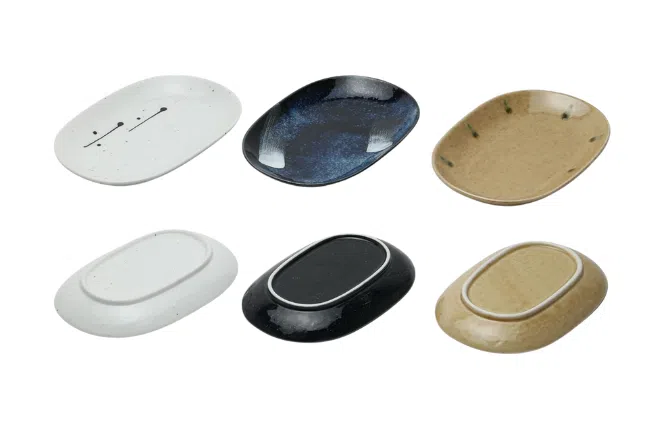 Yamago Pottery Plates 3 Piece Set