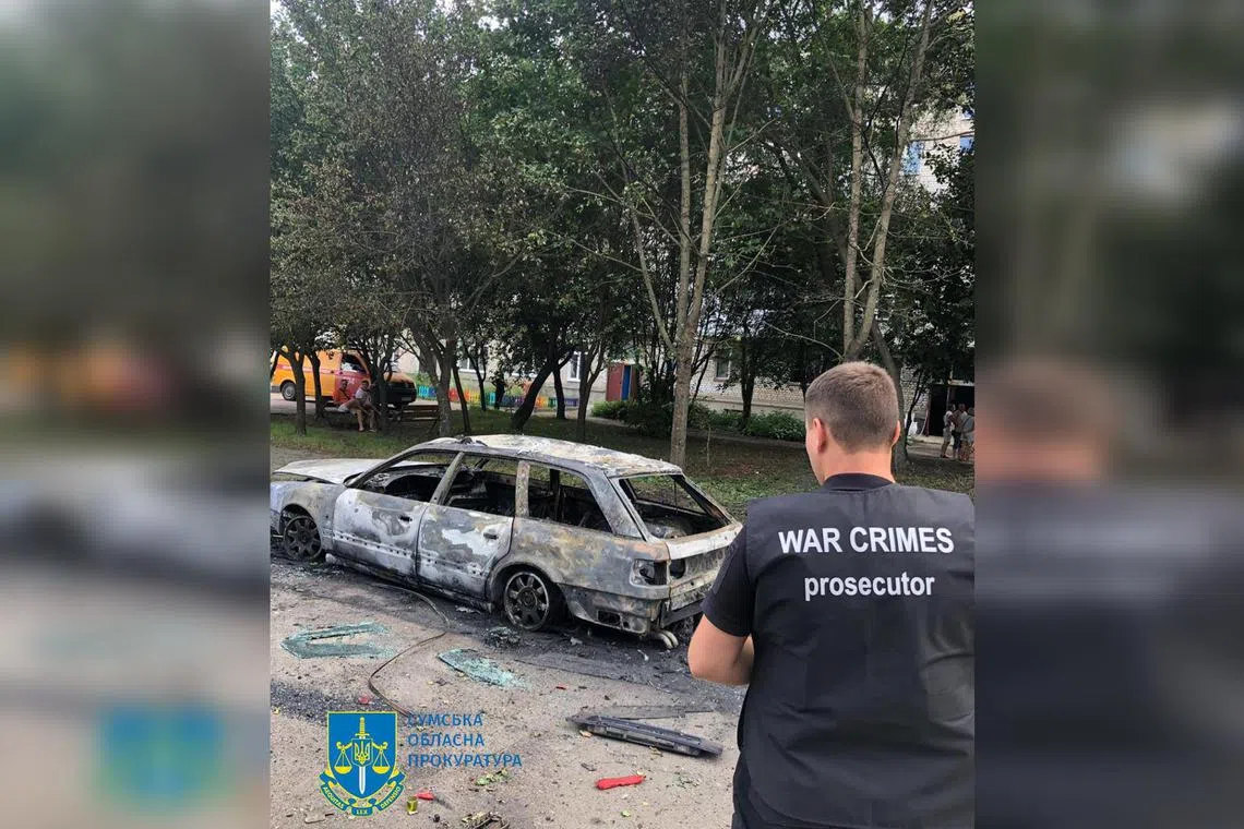 Hlukhiv is about 10km from the border with Russia, which has been regularly shelling Ukrainian frontier regions in recent months.